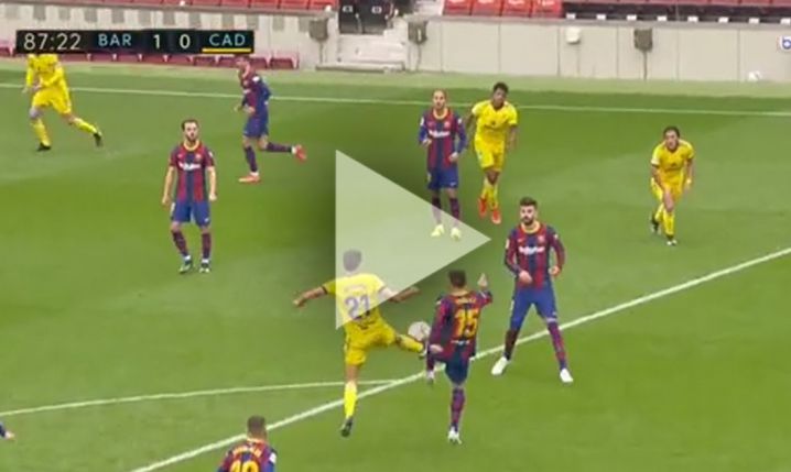 Cadiz strzela gola Barcelonie w 89 minucie! 1-1 [VIDEO]